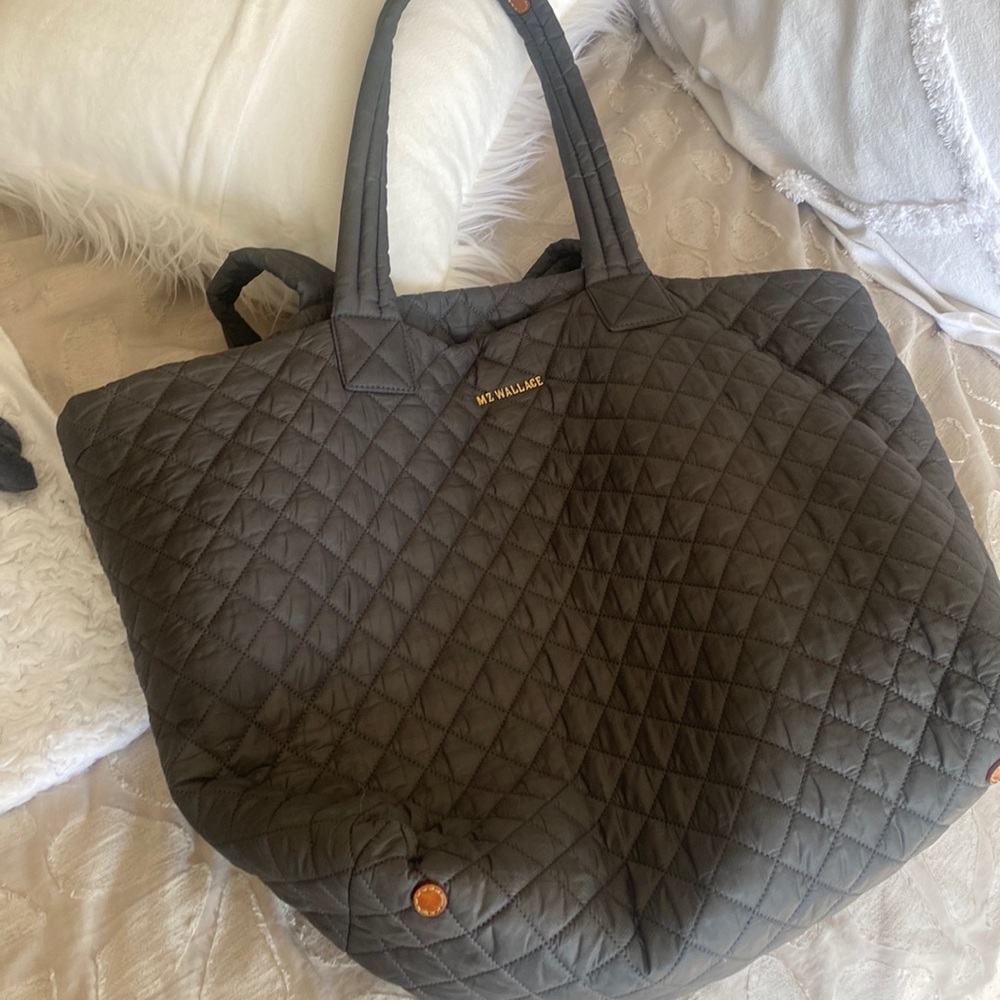 MZ Wallace grey large metro tote